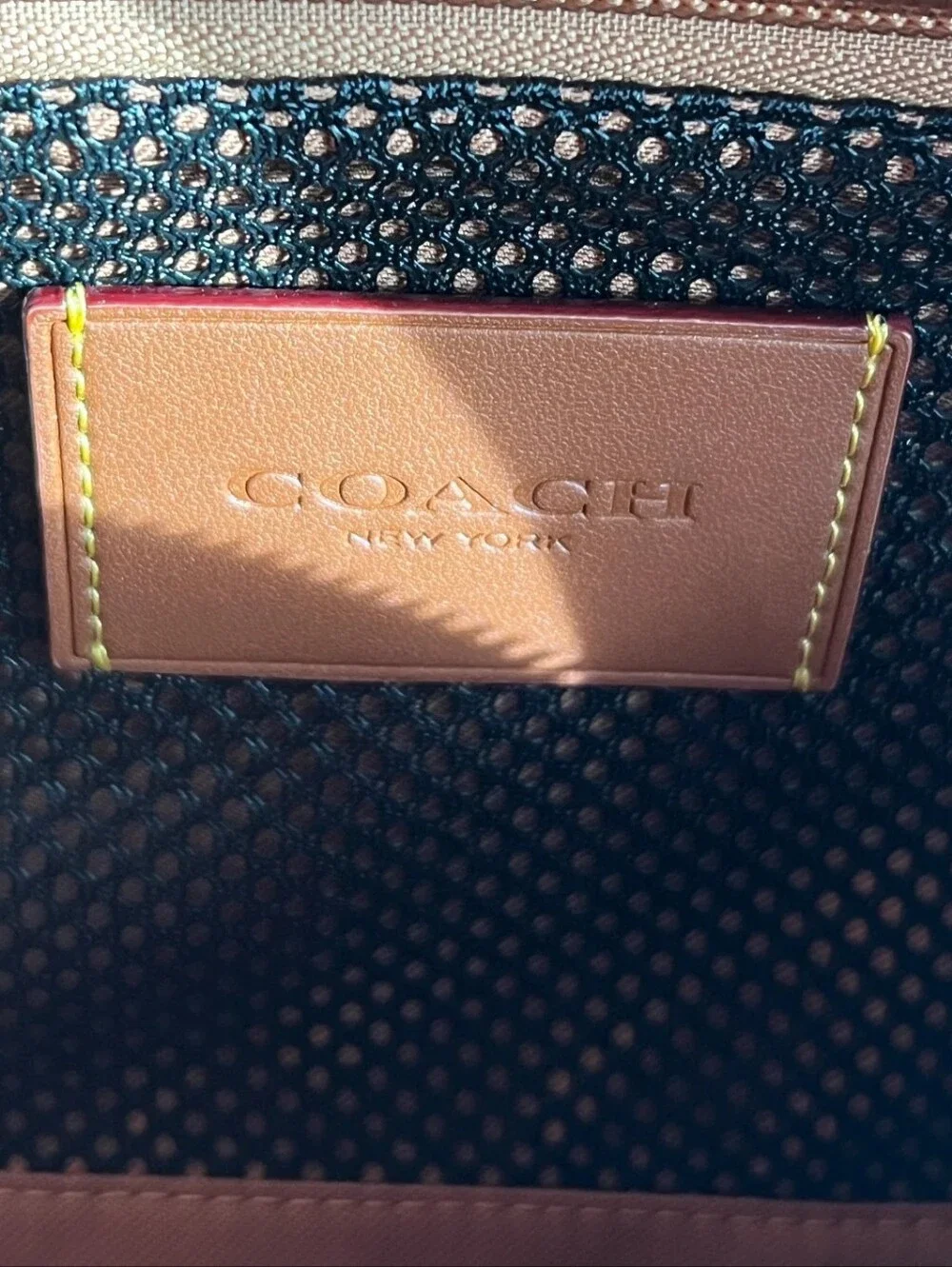 Coach Embossed Debossed Signature Leather Backpack NWT AUTHENTIC BAG